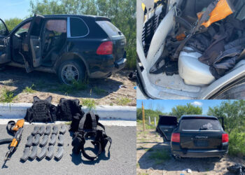 Tras agresiones en Reynosa, Guardia Estatal asegura vehículo y armamento