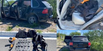 Tras agresiones en Reynosa, Guardia Estatal asegura vehículo y armamento
