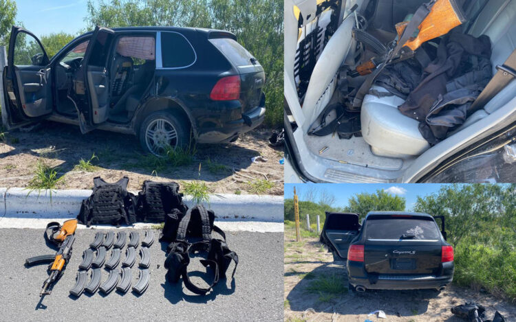 Tras agresiones en Reynosa, Guardia Estatal asegura vehículo y armamento