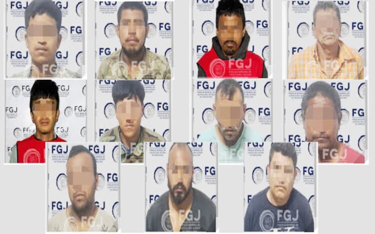 Detienen a 12 personas, y un menor de edad en San Fernando por hechos violentos