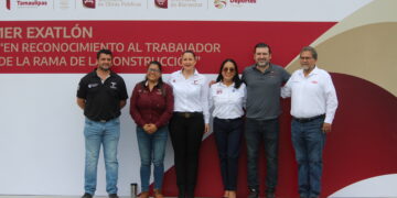 Realiza INDE Tamaulipas 1er. Exatlón en reconocimiento al trabajador de la construcción
