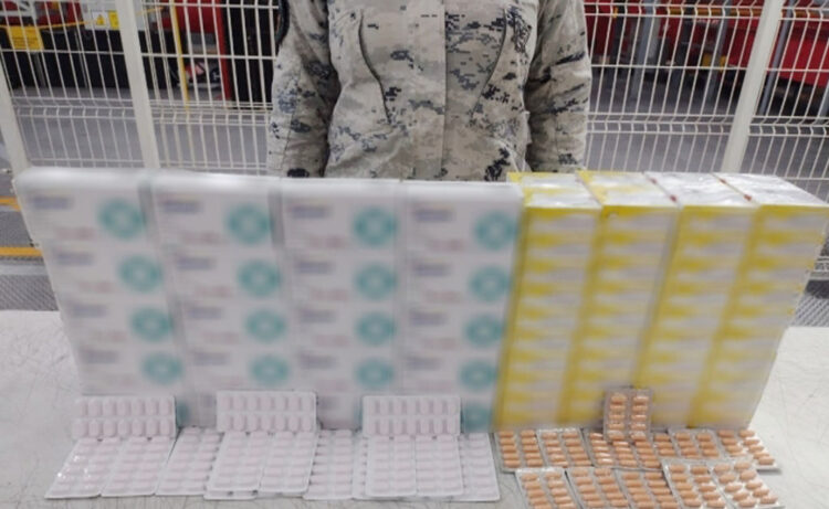 Aseguran más de 11 mil pastillas propiedad del sector salud