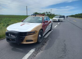 Guardia Estatal atiende choque en Carretera Reynosa-San Fernando