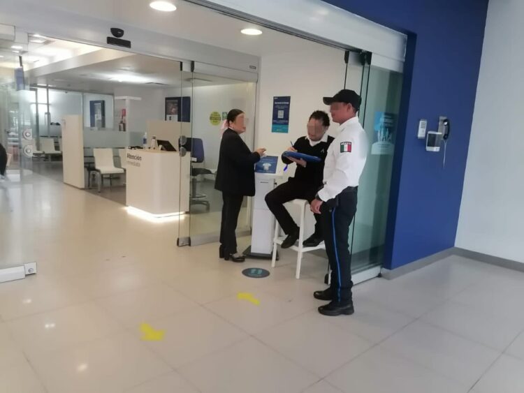 Vigilancia permanente de la Guardia Estatal durante pago de aguinaldos y prestaciones