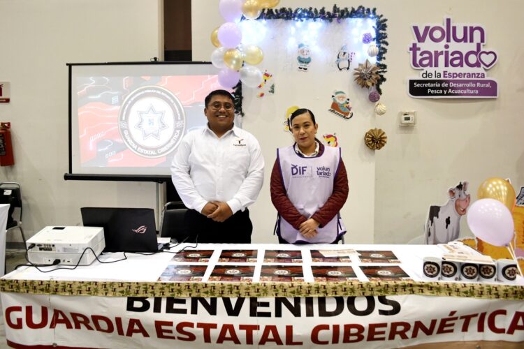 Guardia Estatal Cibernética presente en Segundo Bazar “Un DIFciembre para Recordar”