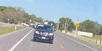 Paisanos constatan presencia de la Guardia Estatal en carreteras tamaulipecas