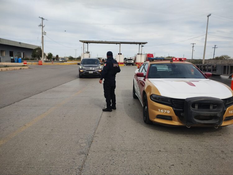 Guardia Estatal aplica operativo Héroes Paisanos en frontera de Nuevo Laredo