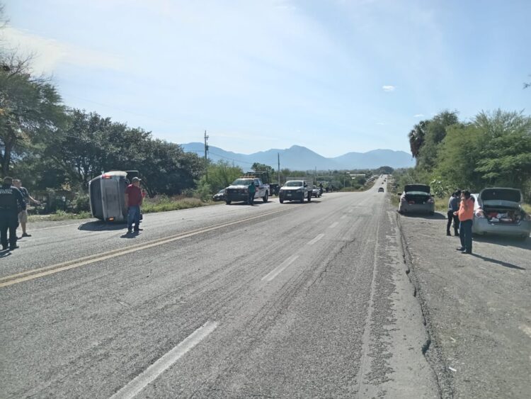 Alerta: Circulación cerrada en el carril de sur a norte a la altura del municipio de Jaumave