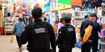 Guardia Estatal mantiene labores preventivas en carreteras y centros comerciales