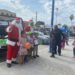 El Grinch y Santa Claus llegan a zona ejidal del municipio de González