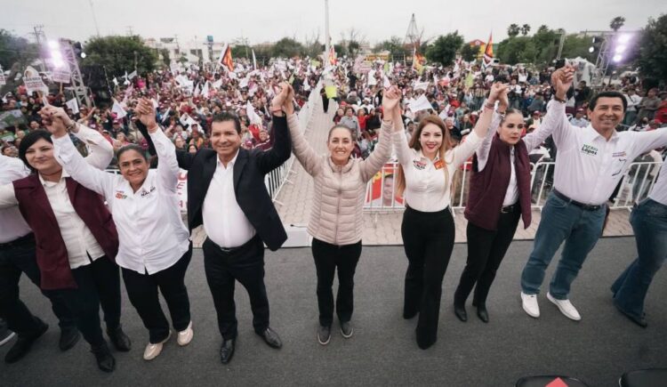 ’’Vamos a lograr la seguridad en cada rincón de nuestro país”: Claudia Sheinbaum ante el pueblo de río bravo, Tamaulipas