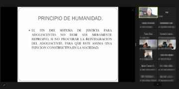 Capacitan elementos de la PJGT con el curso Sistema Integral de Justicia Penal para Adolescentes”.