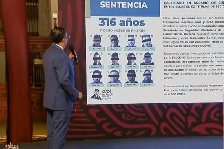 Sentencian a 316 años de prisión a agresores de Omar García Harfuch: SSPC
