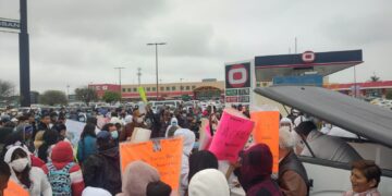 Realizan ciudadanos mega manifestación contra alcalde de Reynosa