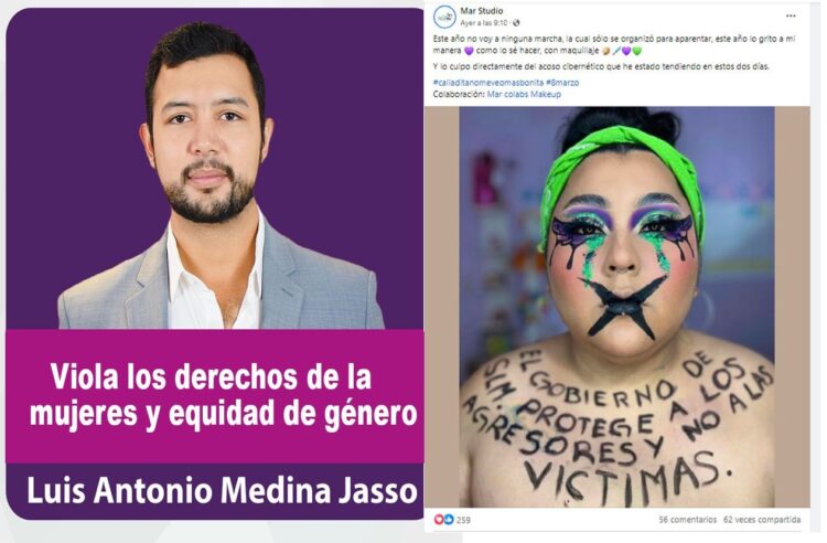 Acusan a Toño Medina Jasso de intimidación cibernética y violencia política de género.