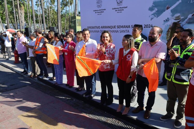 Dan banderazo de salida a la Caravana “Oppen Semana Santa 2024”