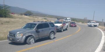 Se registra choque en Carretera Victoria-Monterrey