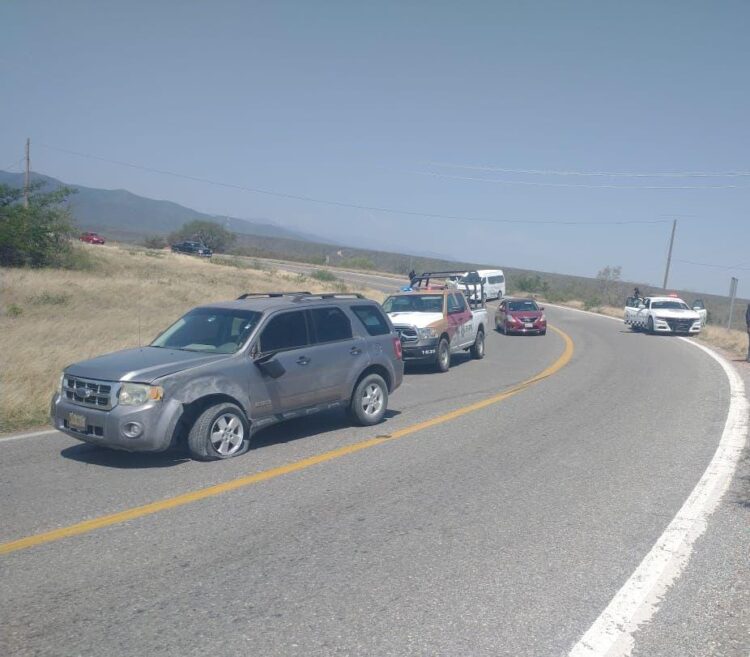 Se registra choque en Carretera Victoria-Monterrey