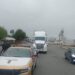 Choque entre tráiler y automóvil deja solo daños materiales en Carretera Victoria-Monterrey