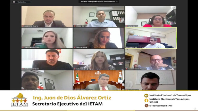 Consejeros del IETAM autorizan topes de gastos de campaña para los distritos electorales y municipios
