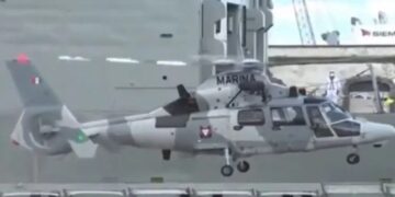 Tres muertos por desplome de helicóptero de la Marina en Michoacán