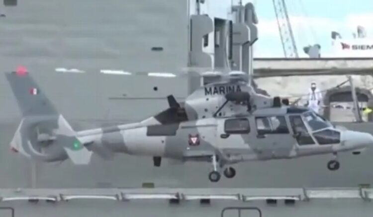 Tres muertos por desplome de helicóptero de la Marina en Michoacán