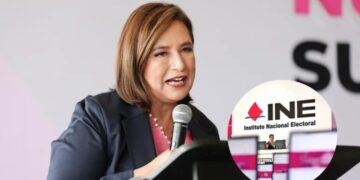INE llama a Xóchitl Gálvez a no hacer mal uso de su emblema