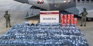 Marina asegura casi medio millar de armas en Boca del Río, Veracruz
