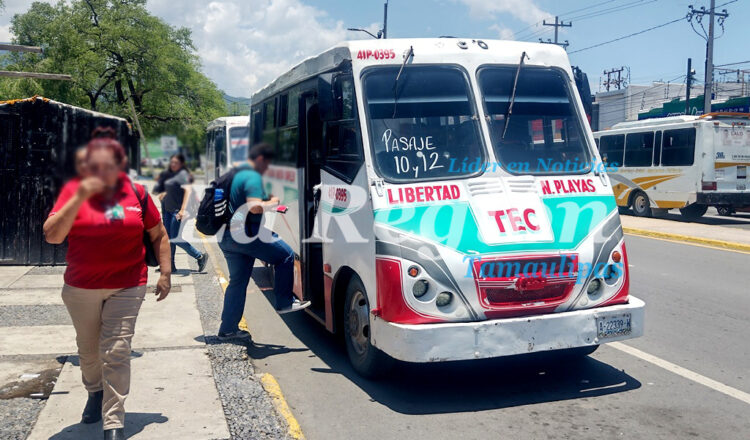 Microbuseros “les vale”, imponen su ley y aumentan el pasaje de $10.00 y $12.00 pesos