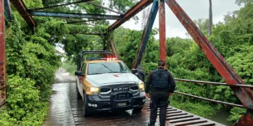 Realiza Guardia Estatal acciones preventivas en zonas de riesgo ante anuncio de próximas lluvias