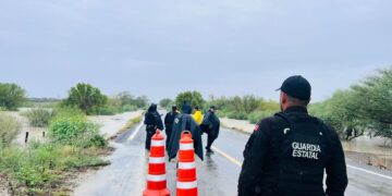 Inundación en Carretera Federal 75 Villa de Casas-Soto la Marina