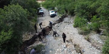 Guardia Estatal reabre camino en comunidad afectada tras paso de ‘Alberto’
