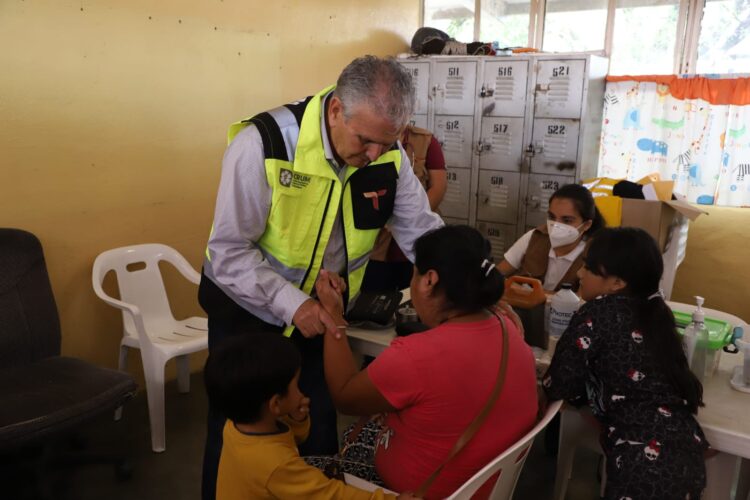 Fortalece Salud atención en zonas afectadas por las lluvias