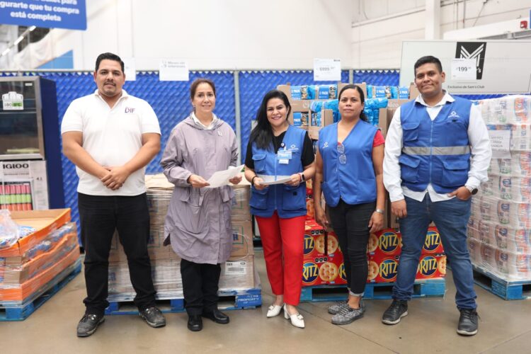 Reciben Gobierno del Estado y DIF Tamaulipas donativo de Sam’s Club