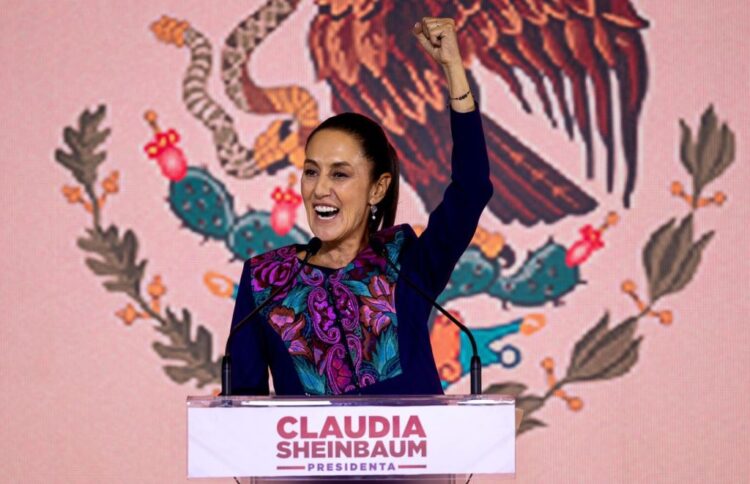 Por decisión del pueblo de México, Claudia Sheinbaum se convierte en la primera Presidenta de la República