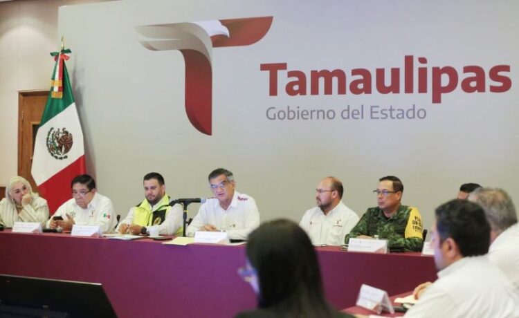 Tamaulipas preparado ante posible llegada de tormenta tropical: Gobernador
