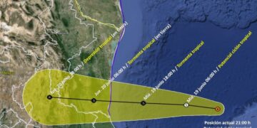 Ciclón tropical Uno acelera su avance hacia Tamaulipas
