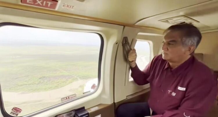 Sobrevuela gobernador presa Vicente Guerrero y analizan incremento en ríos