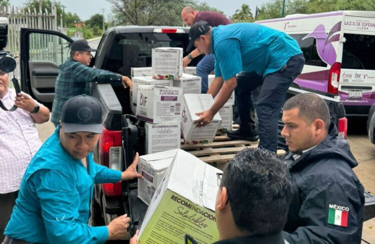 Despliega Gobierno de Tamaulipas operativo para ayudar a familias afectadas por lluvias en Llera
