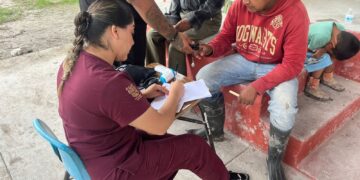 SSPT y SST llevan atención médica y psicológica a albergue rural