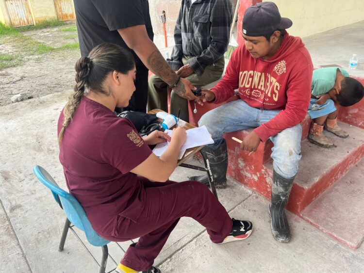 SSPT y SST llevan atención médica y psicológica a albergue rural