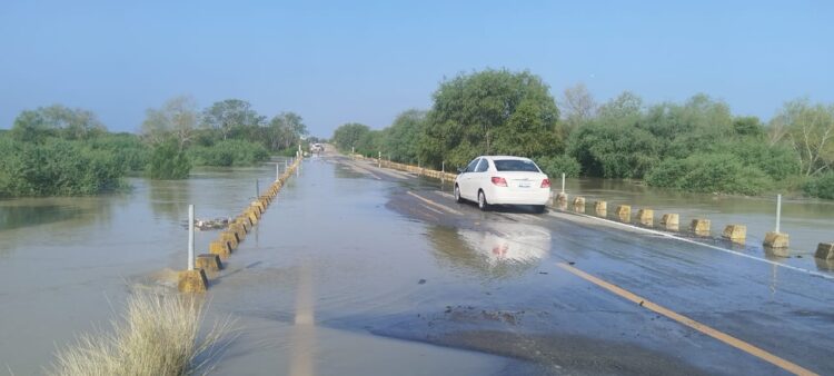 Alerta: circulación cerrada en Carretera Federal 75 por encharcamiento