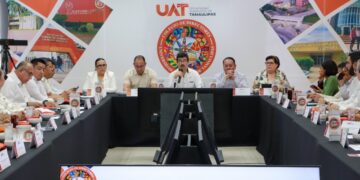 Rector de la UAT preside en la UAM Mante la reunión del Colegio de Directores
