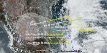 Potencial ciclón tropical se forma frente a las costas de Campeche y Tabasco