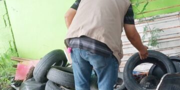 Mantiene SST recorridos para eliminación de criaderos del dengue