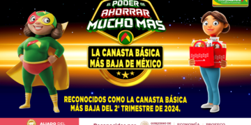 PROFECO reconoce a bodega Aurrera por mantener el precio promedio más bajo de la canasta básica durante el primer semestre de 2024
