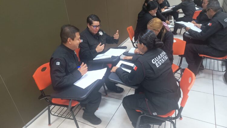 Recibe Guardia Estatal de Género capacitación en Protocolo Nacional de Actuación