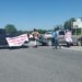Circulación parcialmente cerrada en ambos sentidos de la Carretera Reynosa-Monterrey por manifestación