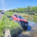 Guardia Estatal auxilia a automovilista tras accidente en Carretera Federal 101