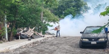 Refuerza SST campaña intensiva contra el dengue en Tamaulipas
